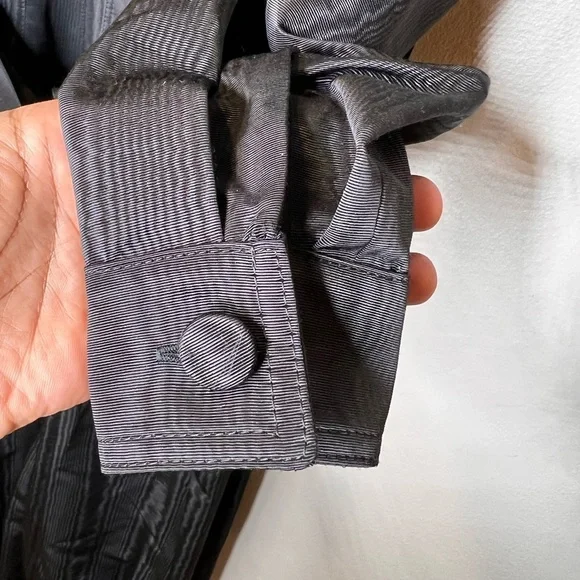 NWOT Gucci  Mock Neck Belted Moire Jumpsuit Romper Black Size 36/XS - Picture 7 of 12